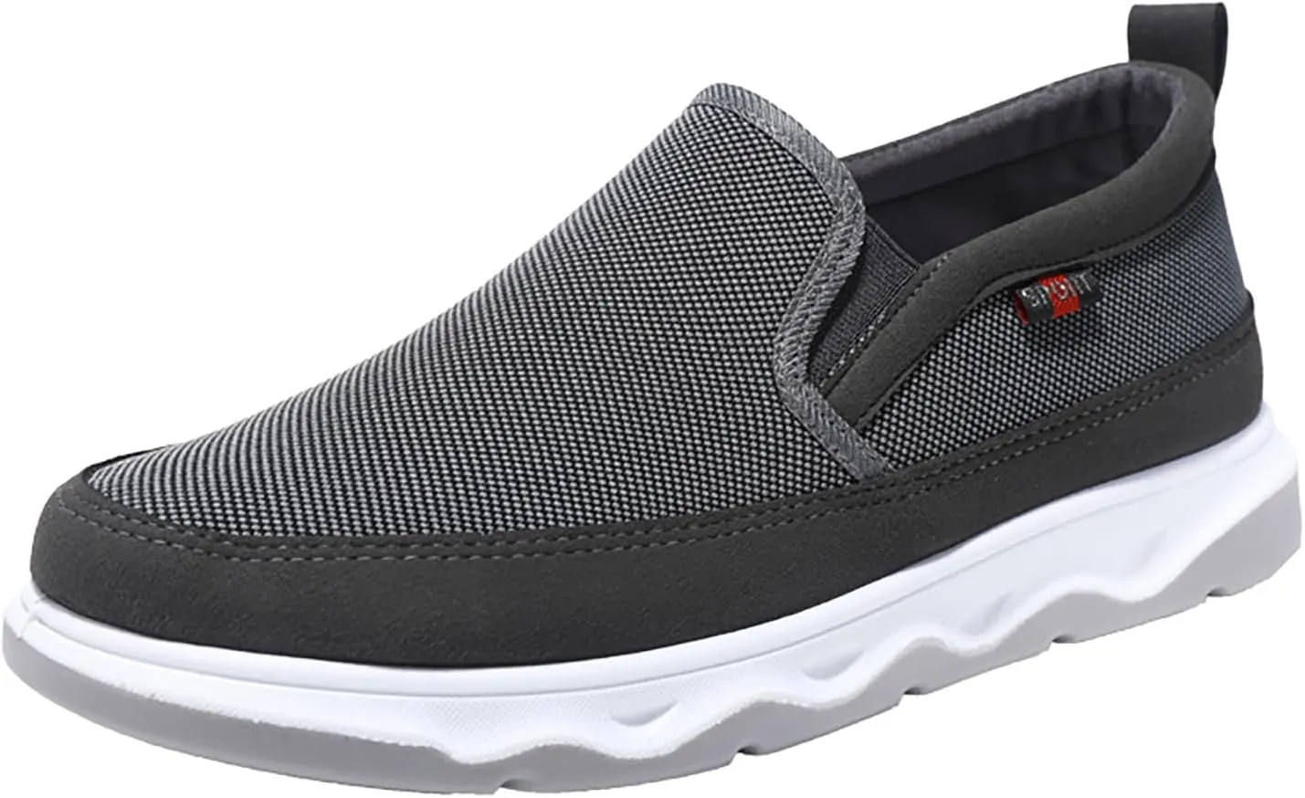 Lightweight Diabetic Shoes for Men Lightweight Breathable Slip on Running Shoe Lightweight Elderly Slip on Shoes