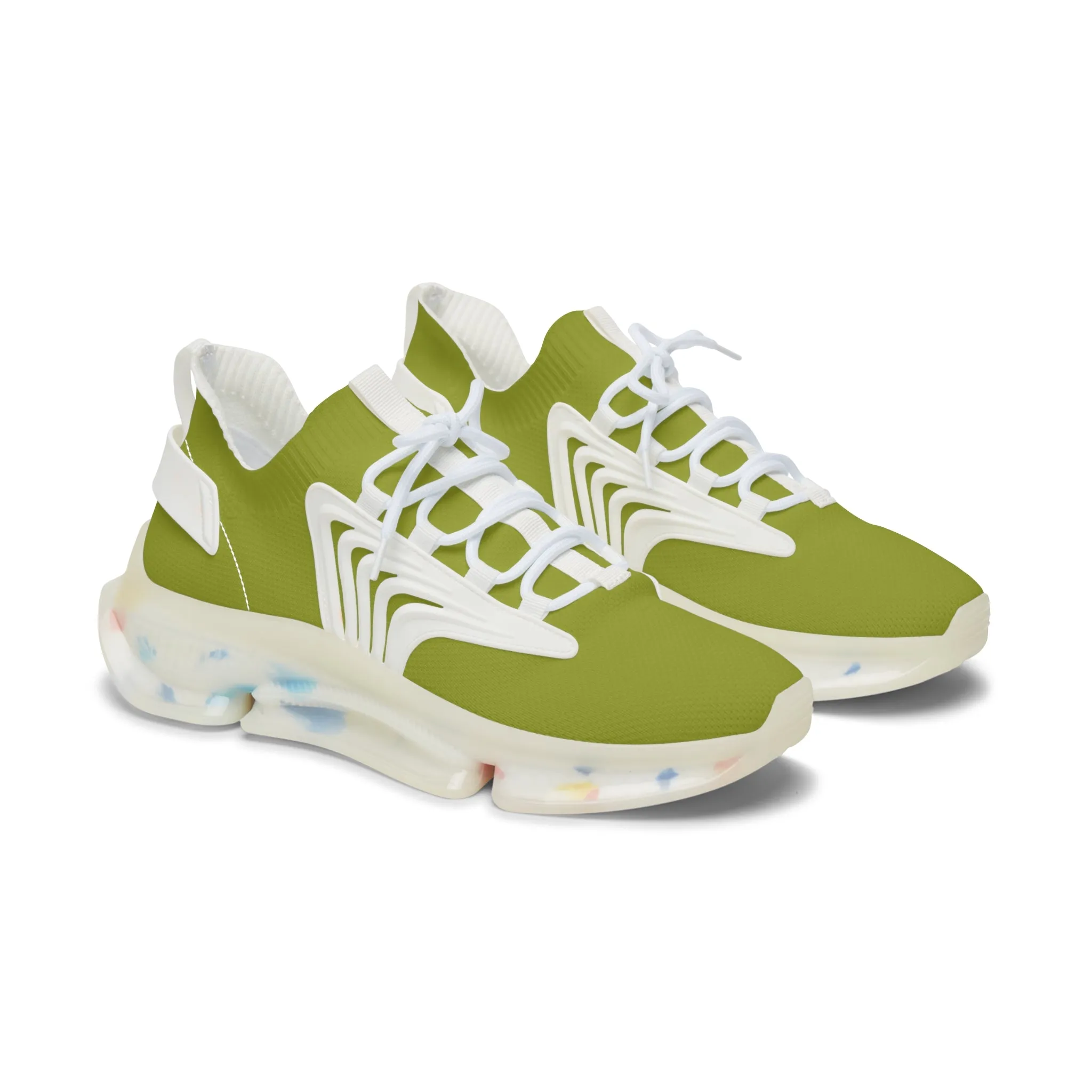 Lime Women's Mesh Sneakers