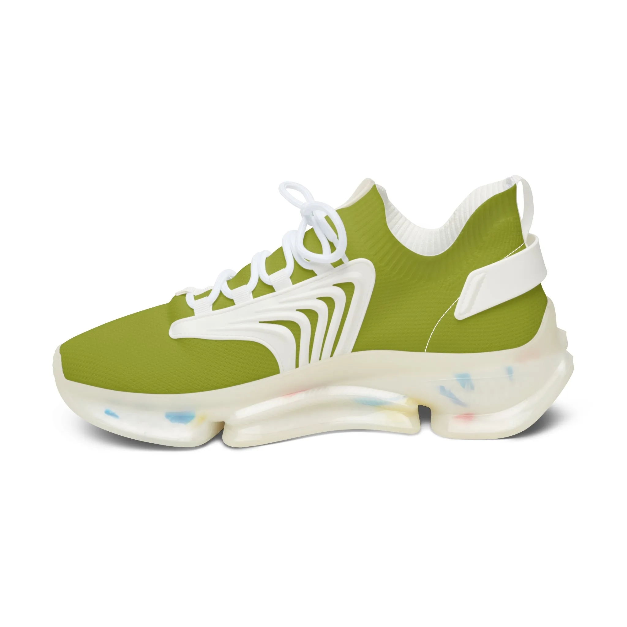 Lime Women's Mesh Sneakers