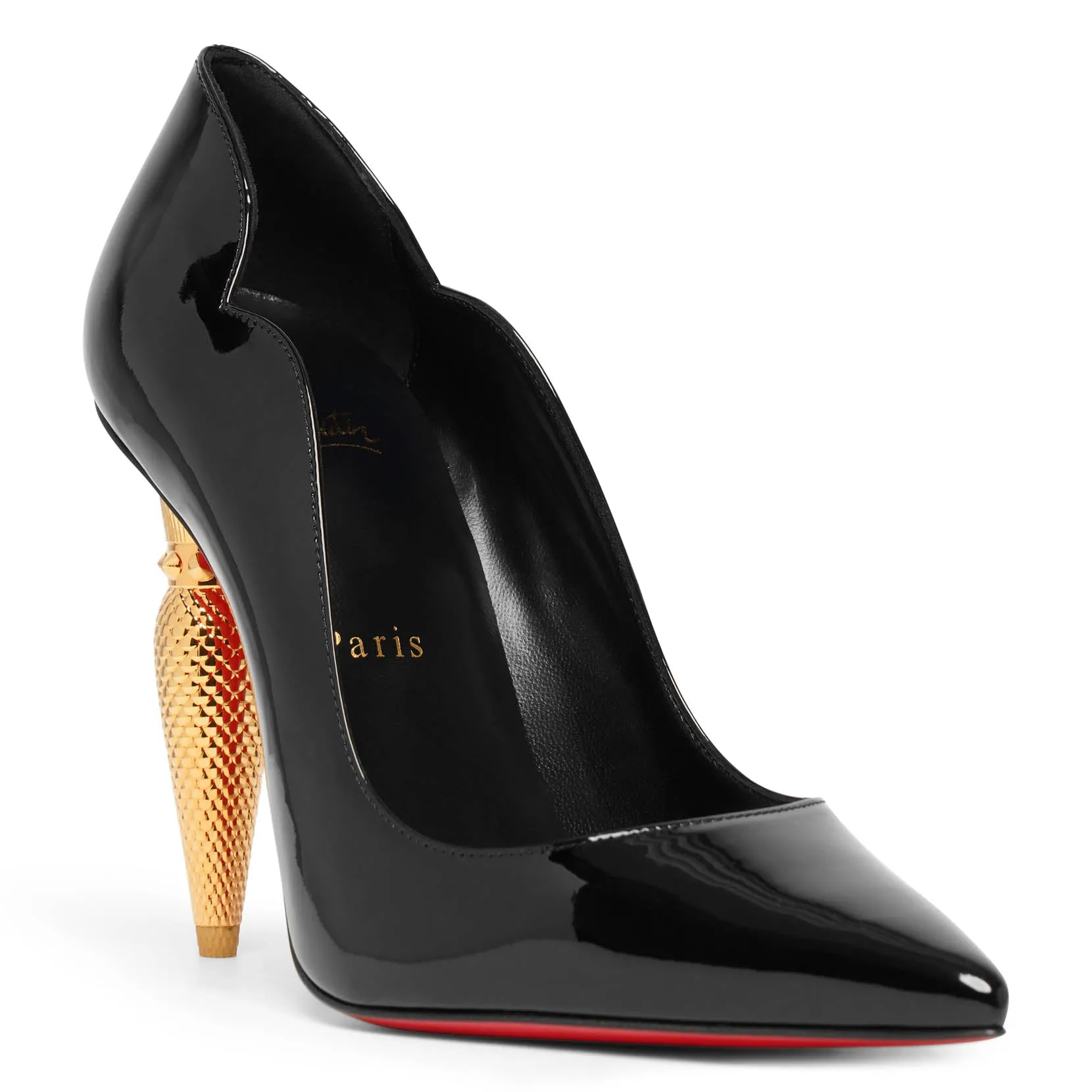 Lipchick 100 black patent pumps