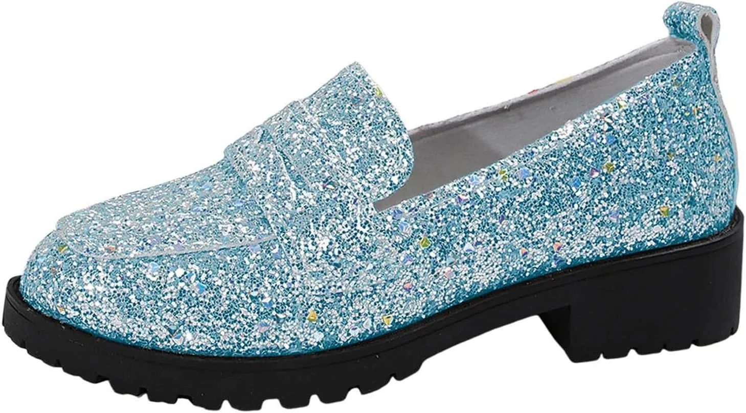 Loafers for Women Comfort Dressy Flats Shoes Fashion Penny Loafers Business Casual Shoes Slip On Work Shoes