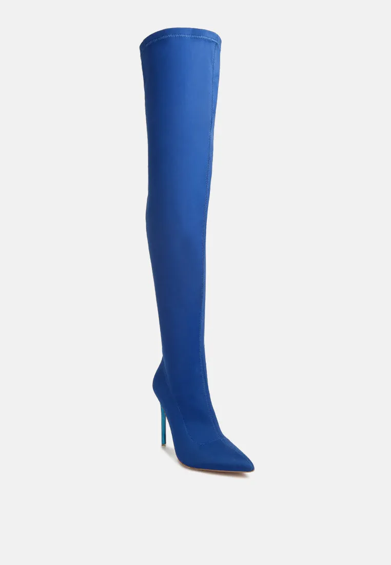 lolling long high heel boots