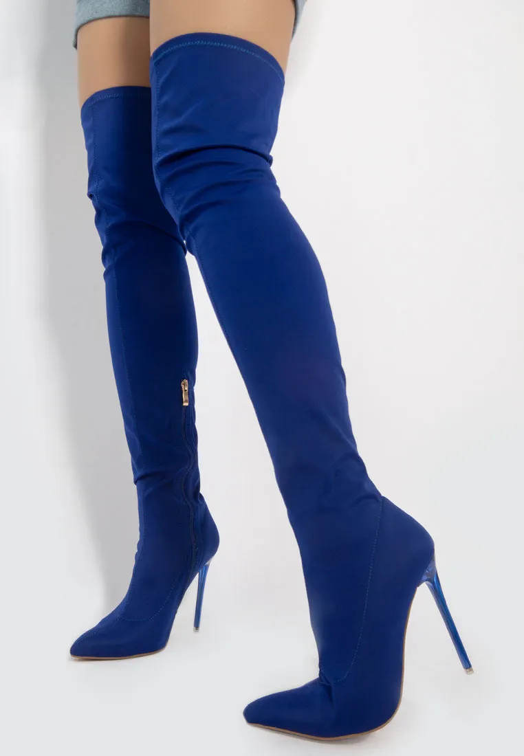 lolling long high heel boots