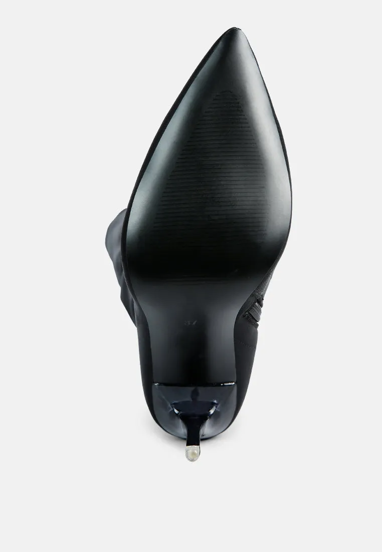 lolling long high heel boots