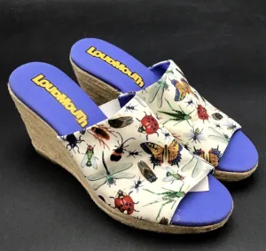 Loudmouth Women's Marlene Multicolor Espadrille Heels - Size 11M