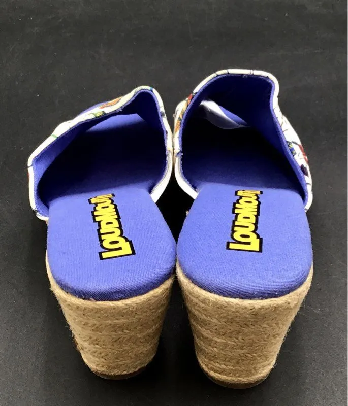 Loudmouth Women's Marlene Multicolor Espadrille Heels - Size 11M