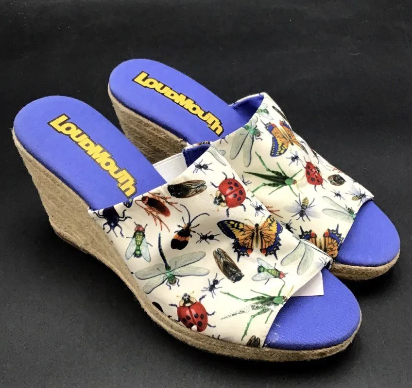 Loudmouth Women's Marlene Multicolor Espadrille Heels - Size 11M