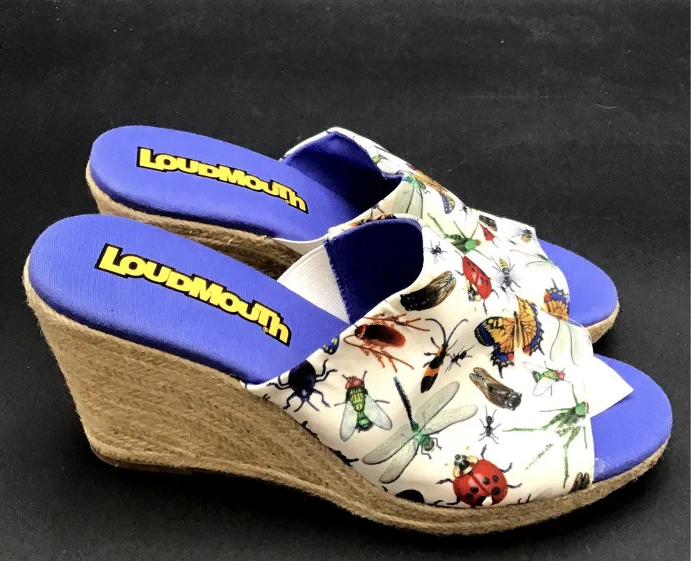 Loudmouth Women's Marlene Multicolor Espadrille Heels - Size 11M