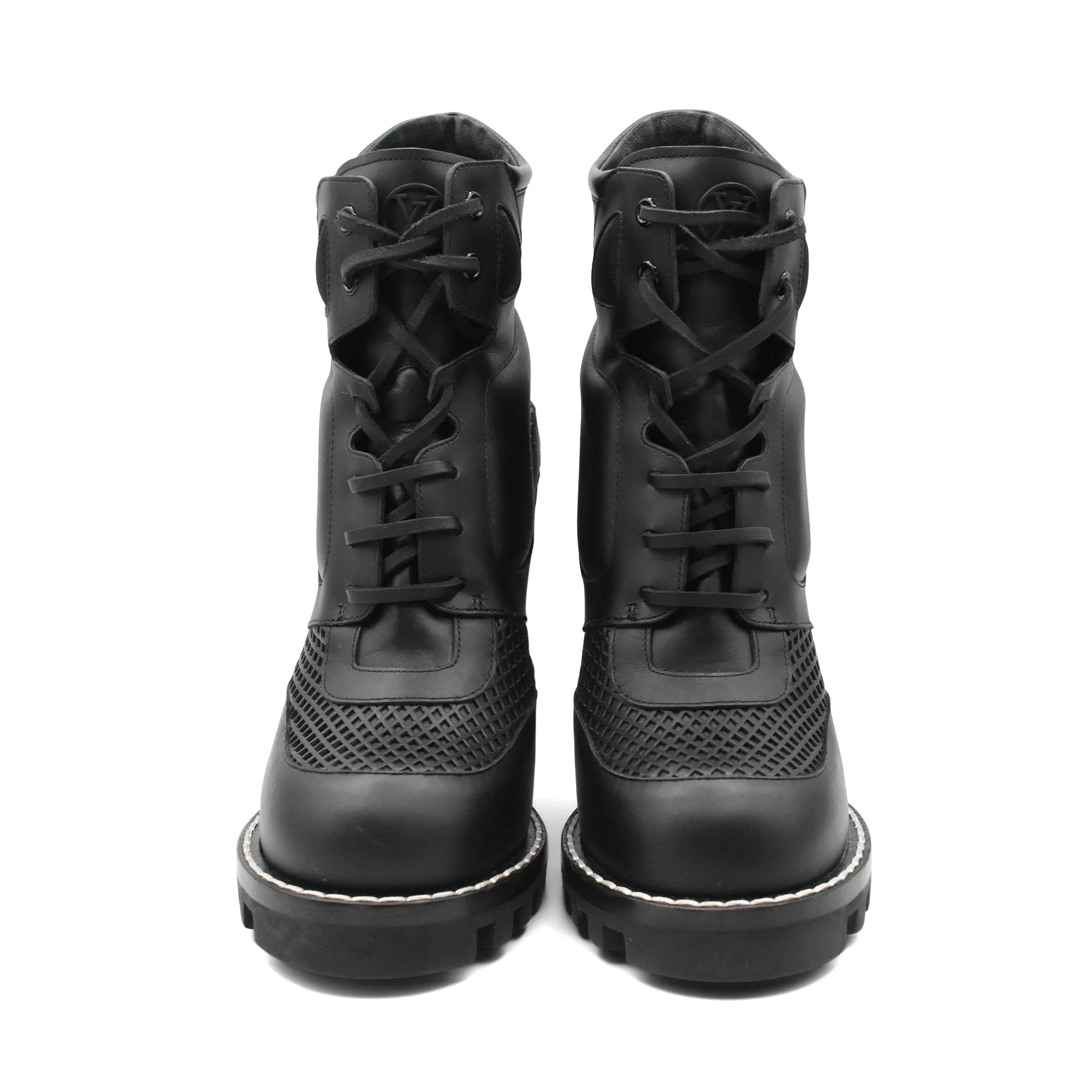 Louis Vuitton 'Star Trail' Combat Boots - Women's 39