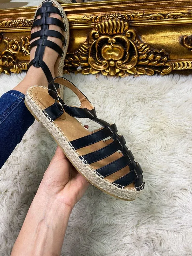 Lucin Espadrille Gladiator Strappy Sandals