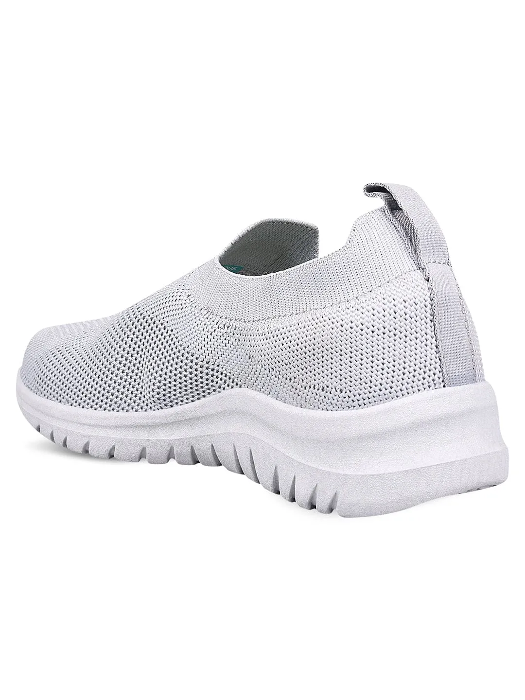 LW-103 Grey Women's Slip-ons