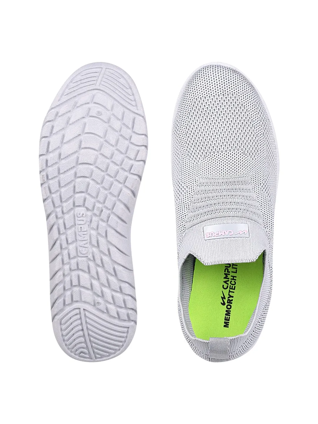 LW-103 Grey Women's Slip-ons