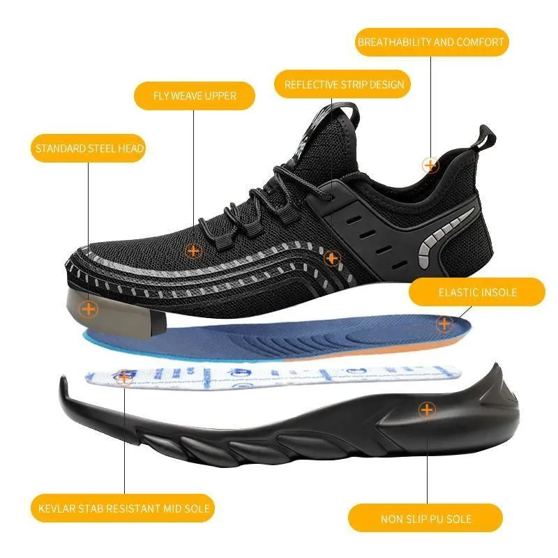 Madeleine Pro Cushion Safety Steel Toe Shoes