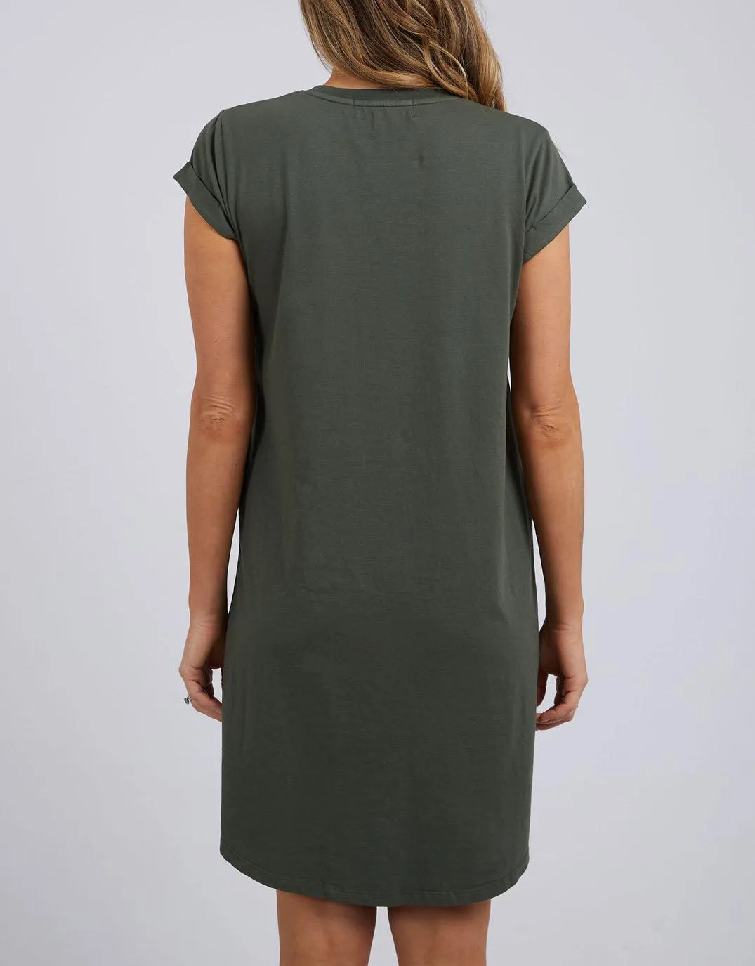 Manly Vee Dress - Khaki