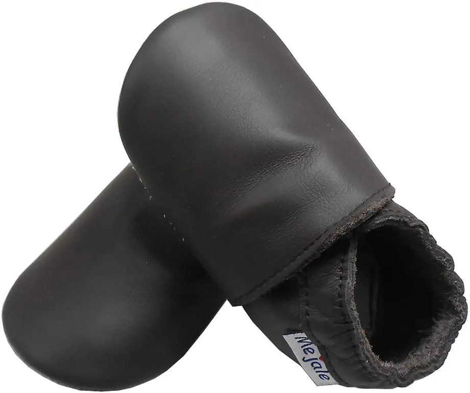 Mejale Baby Leather Shoes Infant Toddler Soft Sole Moccasins Shoes Boys Girls Pre-Walkers