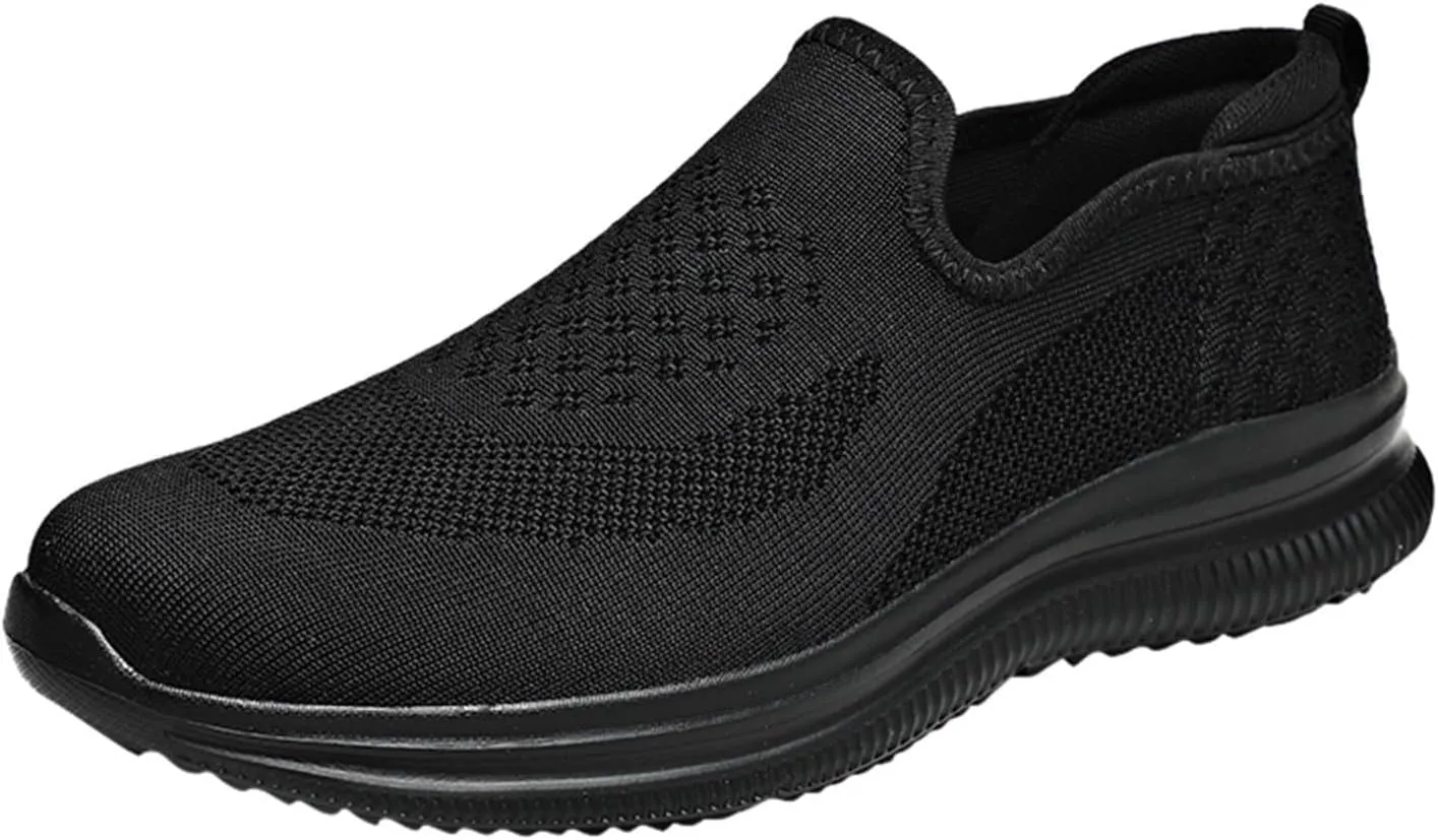 Memory Foam Versatile Shoes for Men Lightweight Breathable Walking Shoe Gym Tennis Lightweight Minimalist Shoes