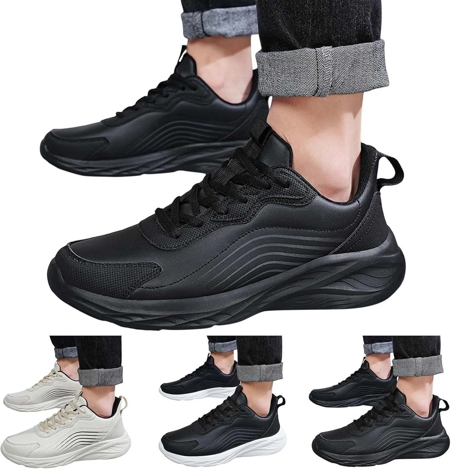 Men Casual Sports Shoes Fashionable New Pattern Autumn and Winter Comfortable Flat Mens Business Casual Shoes No Heel Shoes f