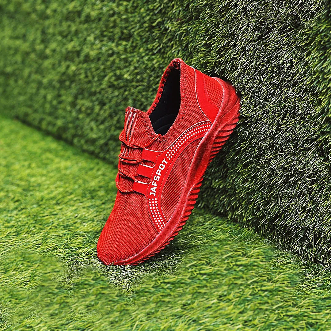 Men Training Sneakers-Red