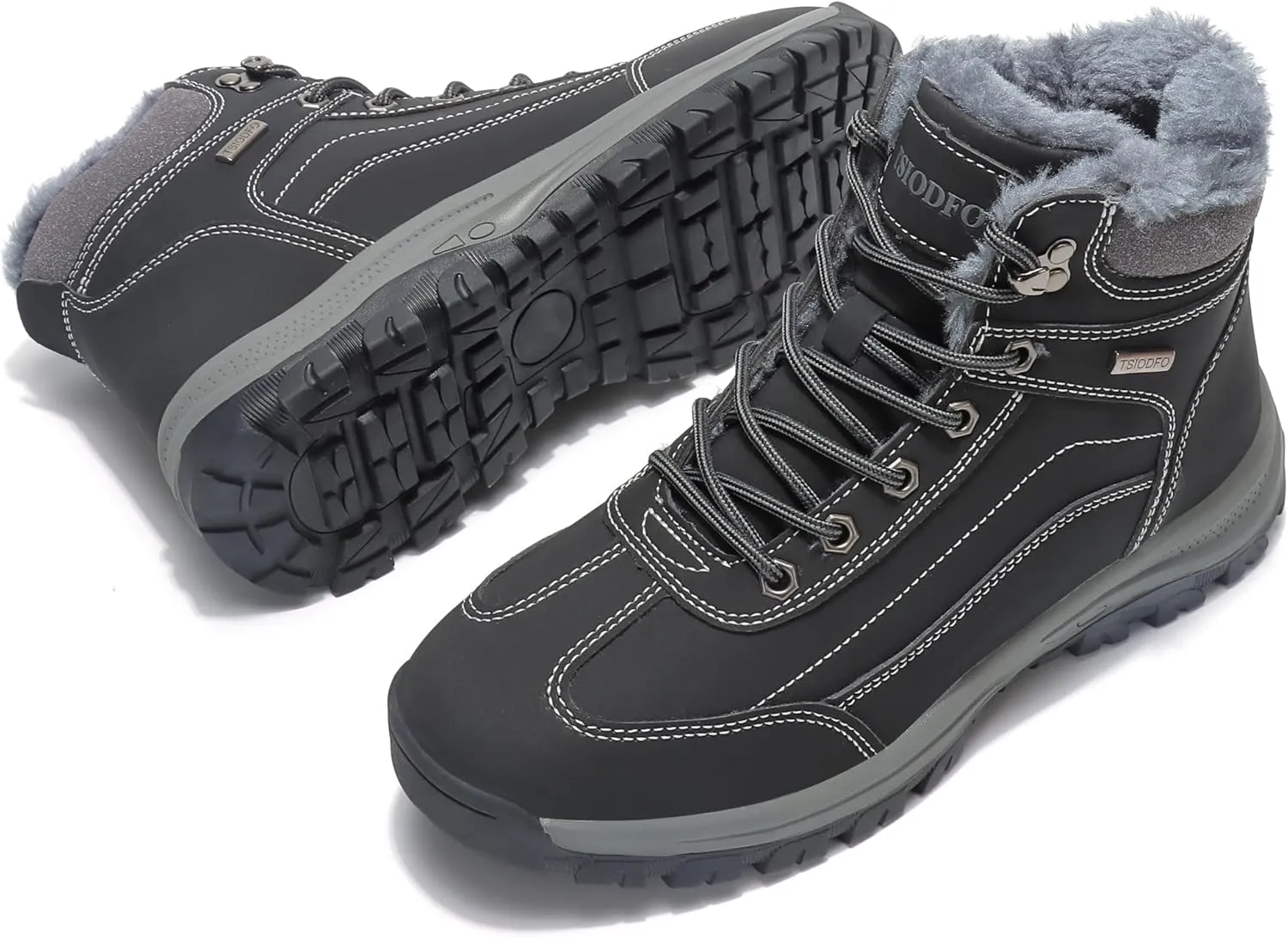 Men Winter Outdoor Hiking Waterproof Snow Boots