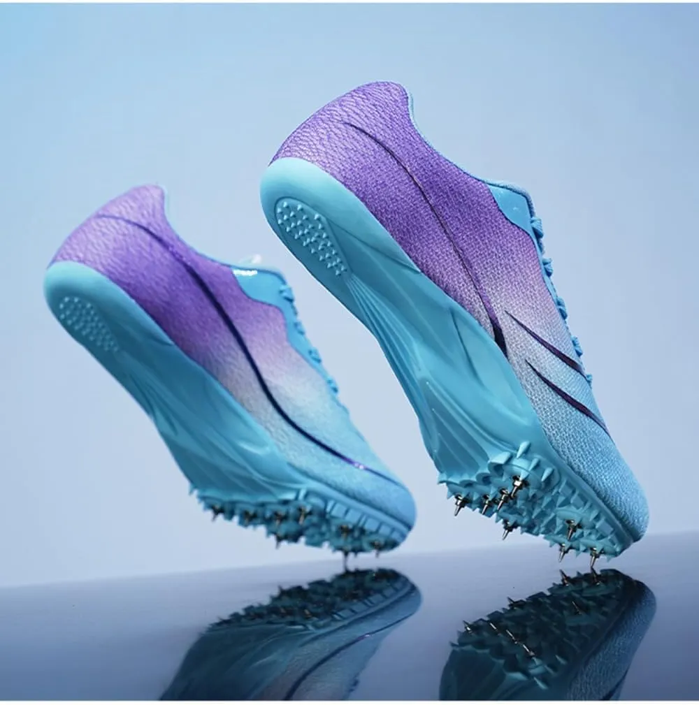 Men's & Women's Track & Field Shoes - High-Performance Mesh-Breathable Racing, Running, & Jumping Spikes for All Ages