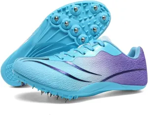 Men's & Women's Track & Field Shoes - High-Performance Mesh-Breathable Racing, Running, & Jumping Spikes for All Ages