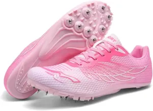 Men's & Women's Track & Field Shoes - High-Performance Mesh-Breathable Racing, Running, & Jumping Spikes for All Ages