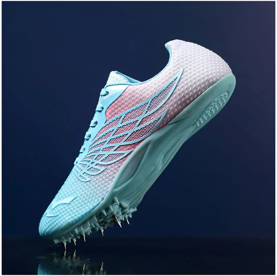 Men's & Women's Track & Field Shoes - High-Performance Mesh-Breathable Racing, Running, & Jumping Spikes for All Ages