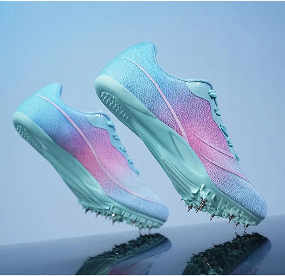 Men's & Women's Track & Field Shoes - High-Performance Mesh-Breathable Racing, Running, & Jumping Spikes for All Ages