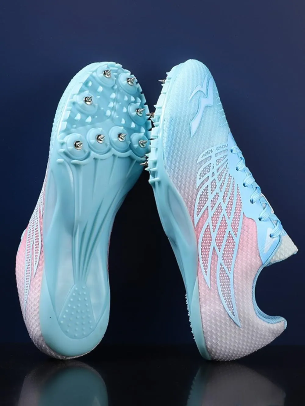 Men's & Women's Track & Field Shoes - High-Performance Mesh-Breathable Racing, Running, & Jumping Spikes for All Ages