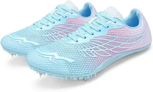 Men's & Women's Track & Field Shoes - High-Performance Mesh-Breathable Racing, Running, & Jumping Spikes for All Ages