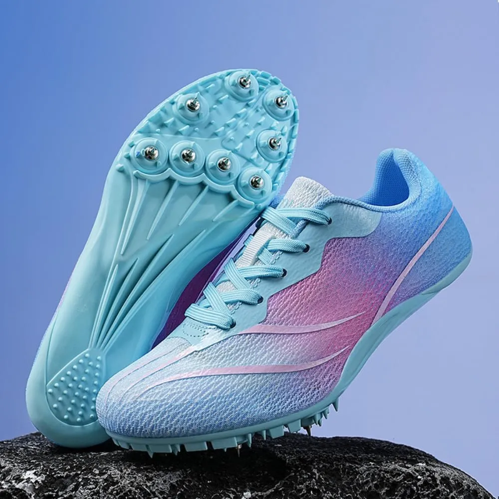 Men's & Women's Track & Field Shoes - High-Performance Mesh-Breathable Racing, Running, & Jumping Spikes for All Ages
