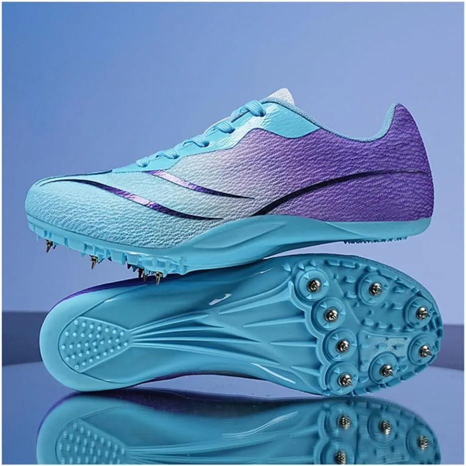 Men's & Women's Track & Field Shoes - High-Performance Mesh-Breathable Racing, Running, & Jumping Spikes for All Ages