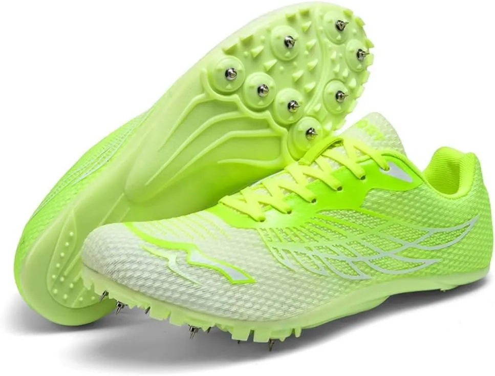 Men's & Women's Track & Field Shoes - High-Performance Mesh-Breathable Racing, Running, & Jumping Spikes for All Ages