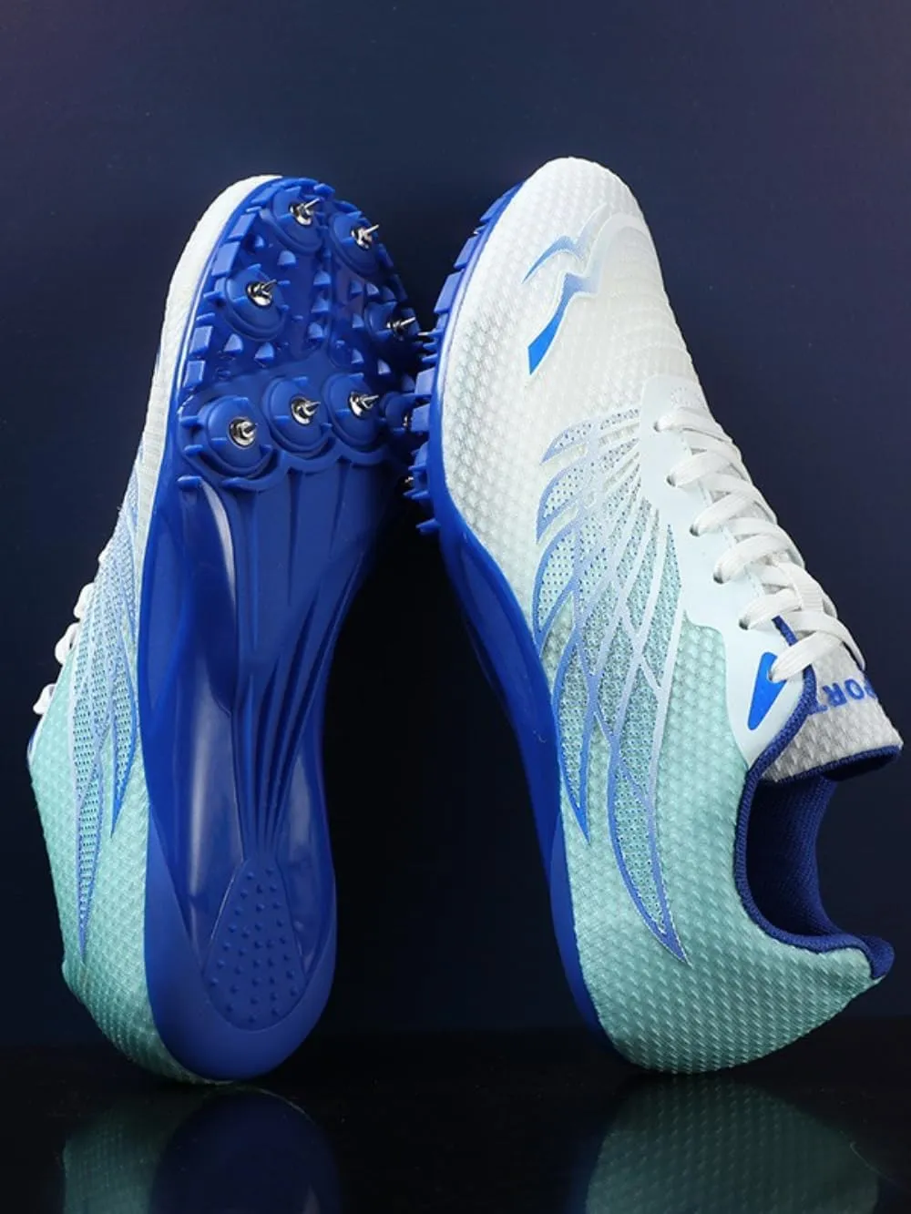 Men's & Women's Track & Field Shoes - High-Performance Mesh-Breathable Racing, Running, & Jumping Spikes for All Ages