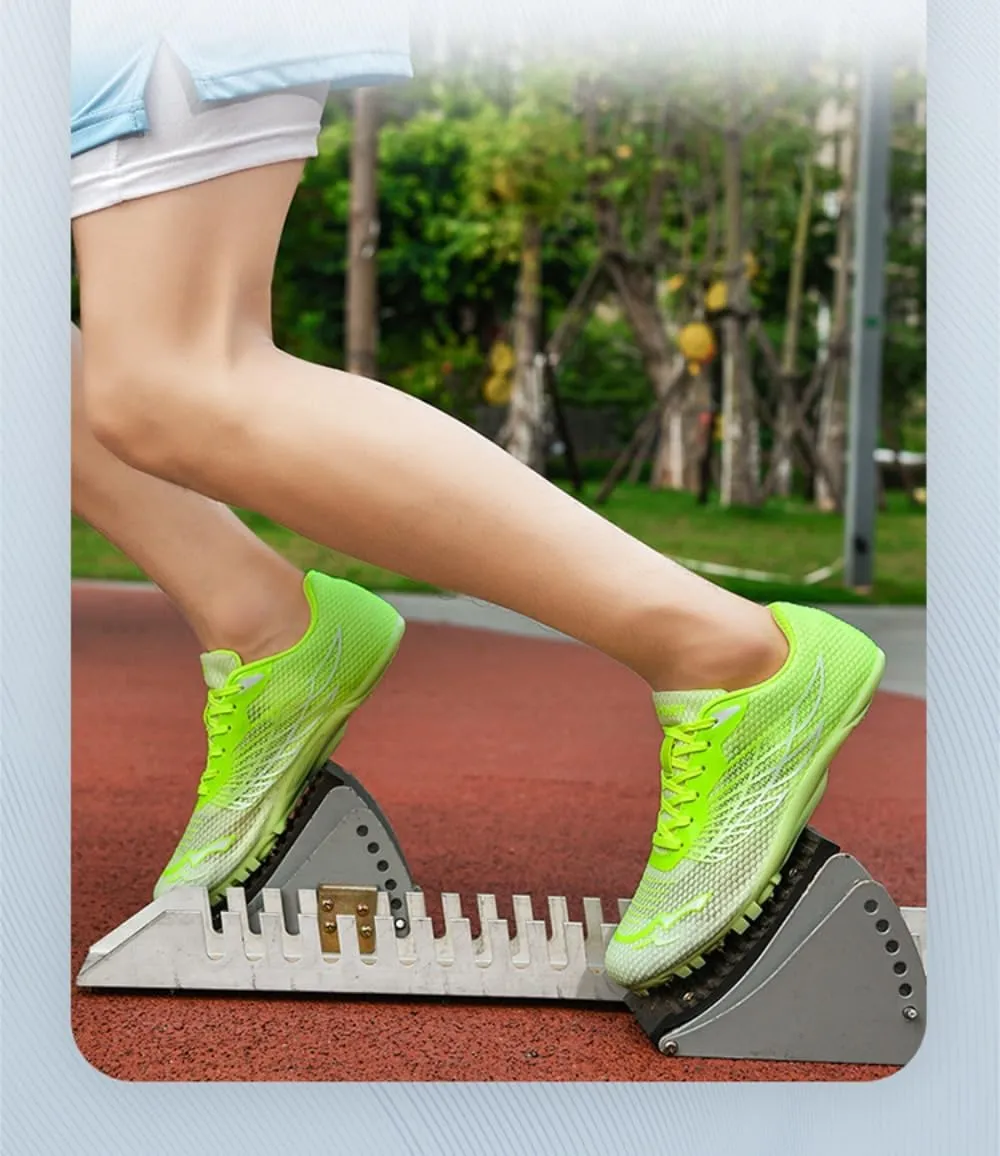 Men's & Women's Track & Field Shoes - High-Performance Mesh-Breathable Racing, Running, & Jumping Spikes for All Ages