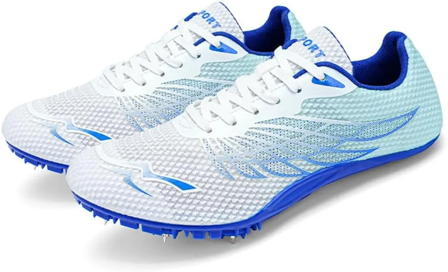 Men's & Women's Track & Field Shoes - High-Performance Mesh-Breathable Racing, Running, & Jumping Spikes for All Ages