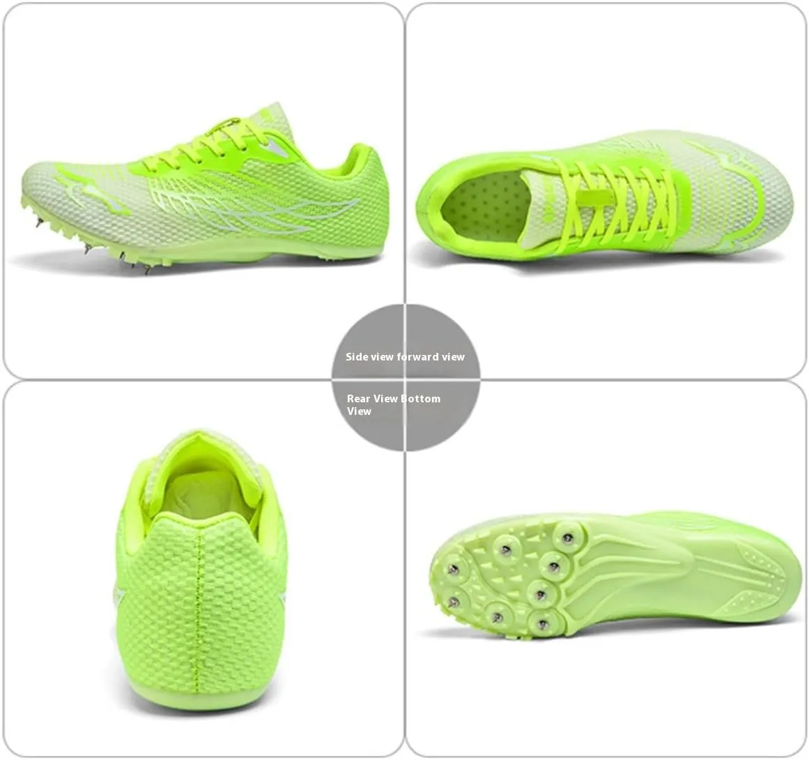 Men's & Women's Track & Field Shoes - High-Performance Mesh-Breathable Racing, Running, & Jumping Spikes for All Ages