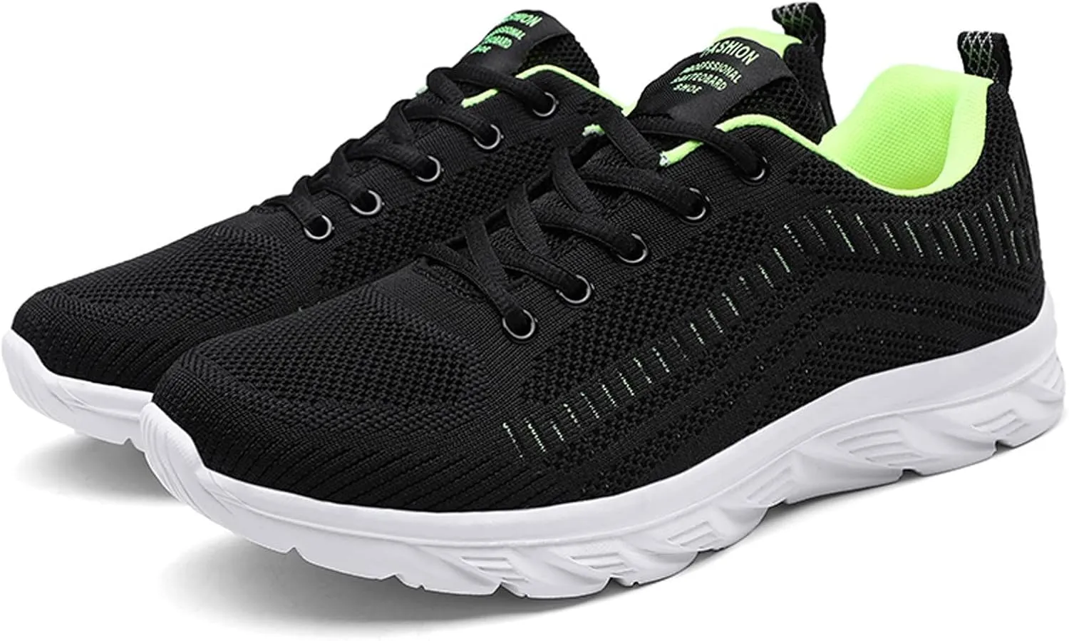 Mens Breathable Lace Up Running Shoes Recovery Air Athletic Running Tennis Shoe Lightweight Work Shoes for Men