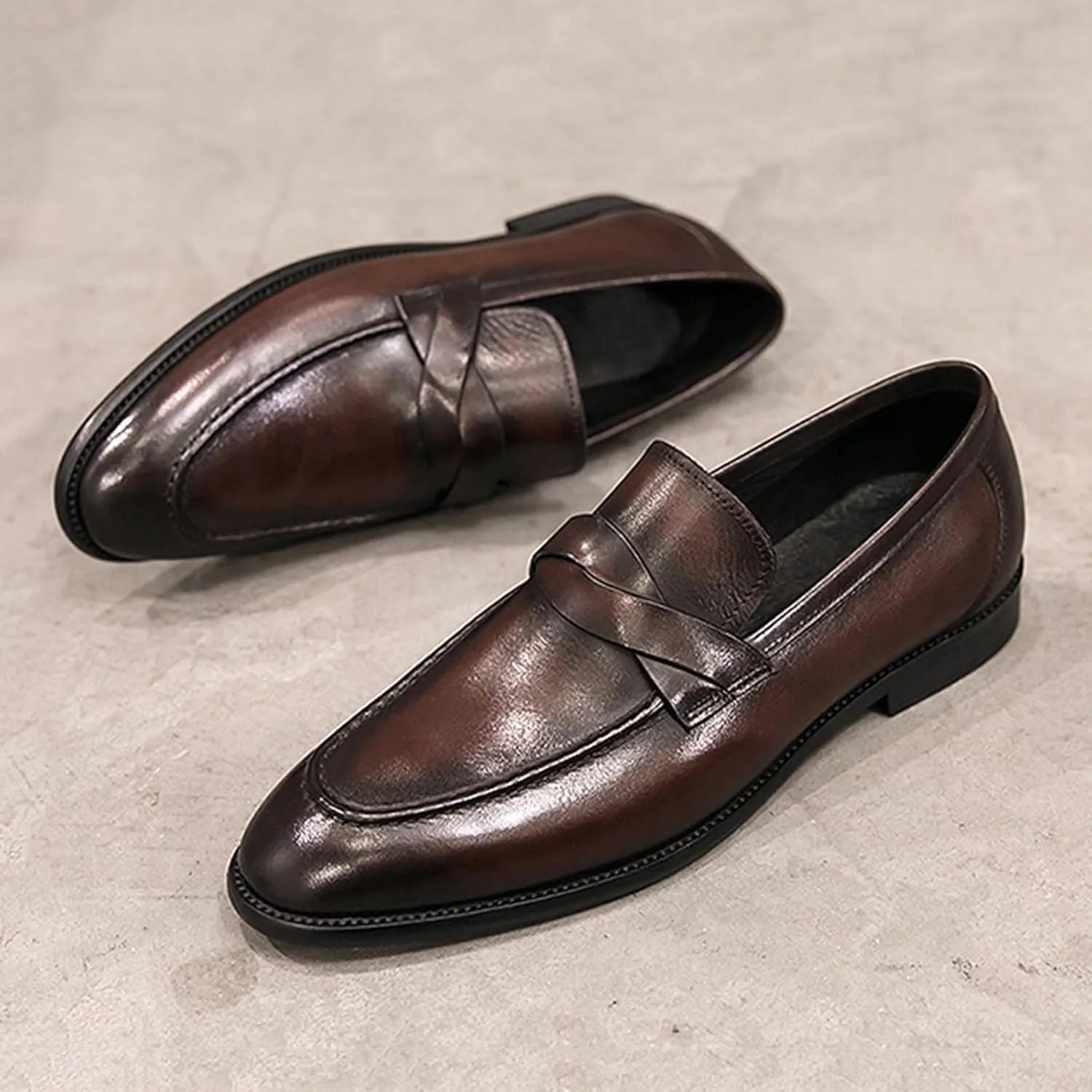 Men's Casual Dress Shoes Comfortable Fashion Dress Sneakers Leisure Suit Formal Leather Business Casual Shoes