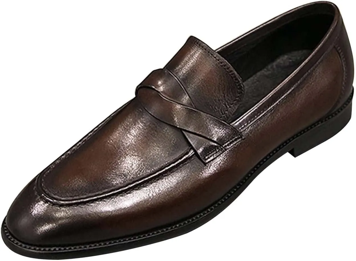 Men's Casual Dress Shoes Comfortable Fashion Dress Sneakers Leisure Suit Formal Leather Business Casual Shoes