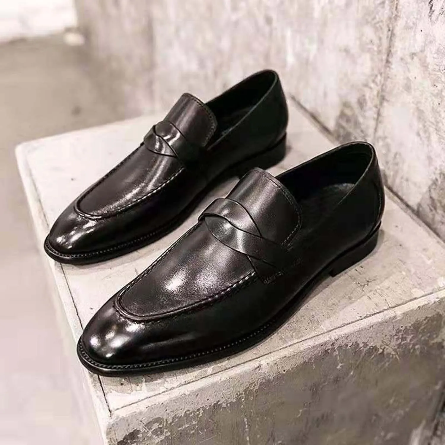 Men's Casual Dress Shoes Comfortable Fashion Dress Sneakers Leisure Suit Formal Leather Business Casual Shoes