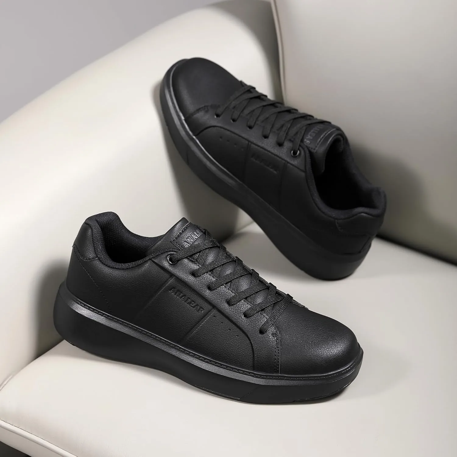Mens Casual Shoes Fashion Sneakers Lightweight Comfortable Lace-up Shoes