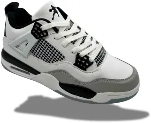Men's Classic Basketball Sneakers  High Performance Athletic Shoes with Breathable Design White & Black