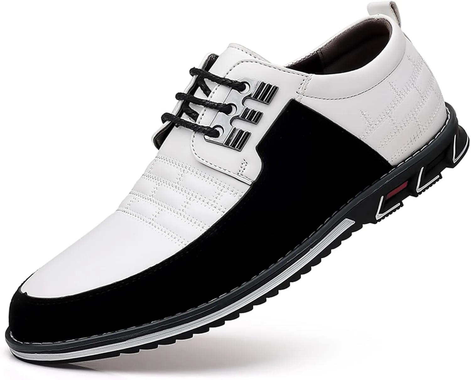 Mens Dress Shoes Fashion Business Casual Shoes Flats Sneakers Lace-up Formal Walking Shoes Wedding Shoes for Male