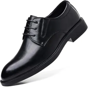 Mens Elevator Dress Shoes Business Casual Oxford Shoes Formal Leather Shoes Wedding Groom Shoes Shoes All Season Footwear(6.5)