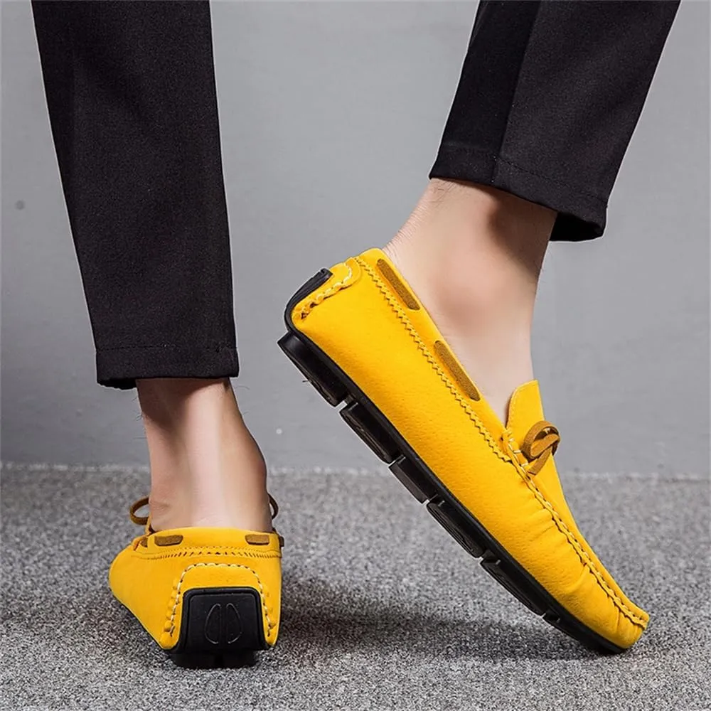 Men's Fashion Slip-On Loafers Leather Formal Wear Casual Walking Driving Shoes Business Casual Shoes