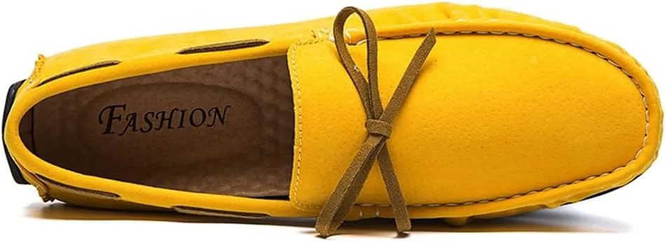 Men's Fashion Slip-On Loafers Leather Formal Wear Casual Walking Driving Shoes Business Casual Shoes