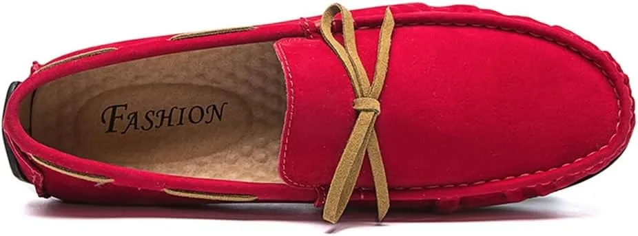 Men's Fashion Slip-On Loafers Leather Formal Wear Casual Walking Driving Shoes Business Casual Shoes