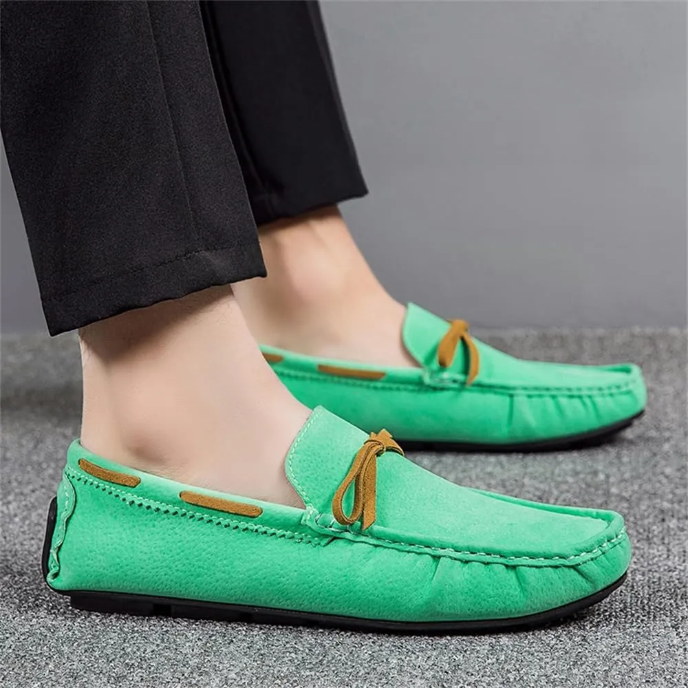 Men's Fashion Slip-On Loafers Leather Formal Wear Casual Walking Driving Shoes Business Casual Shoes