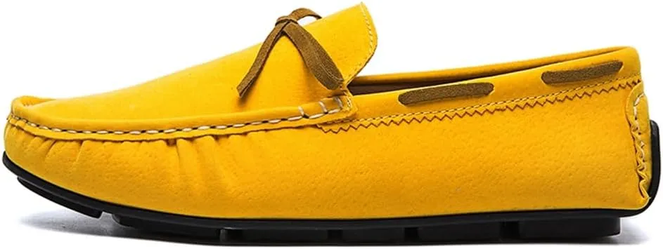 Men's Fashion Slip-On Loafers Leather Formal Wear Casual Walking Driving Shoes Business Casual Shoes